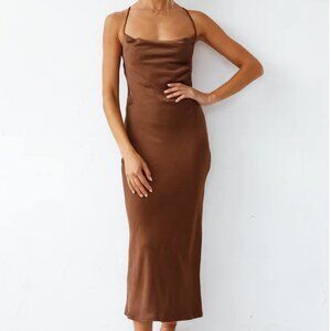 Brown Maxi Dress